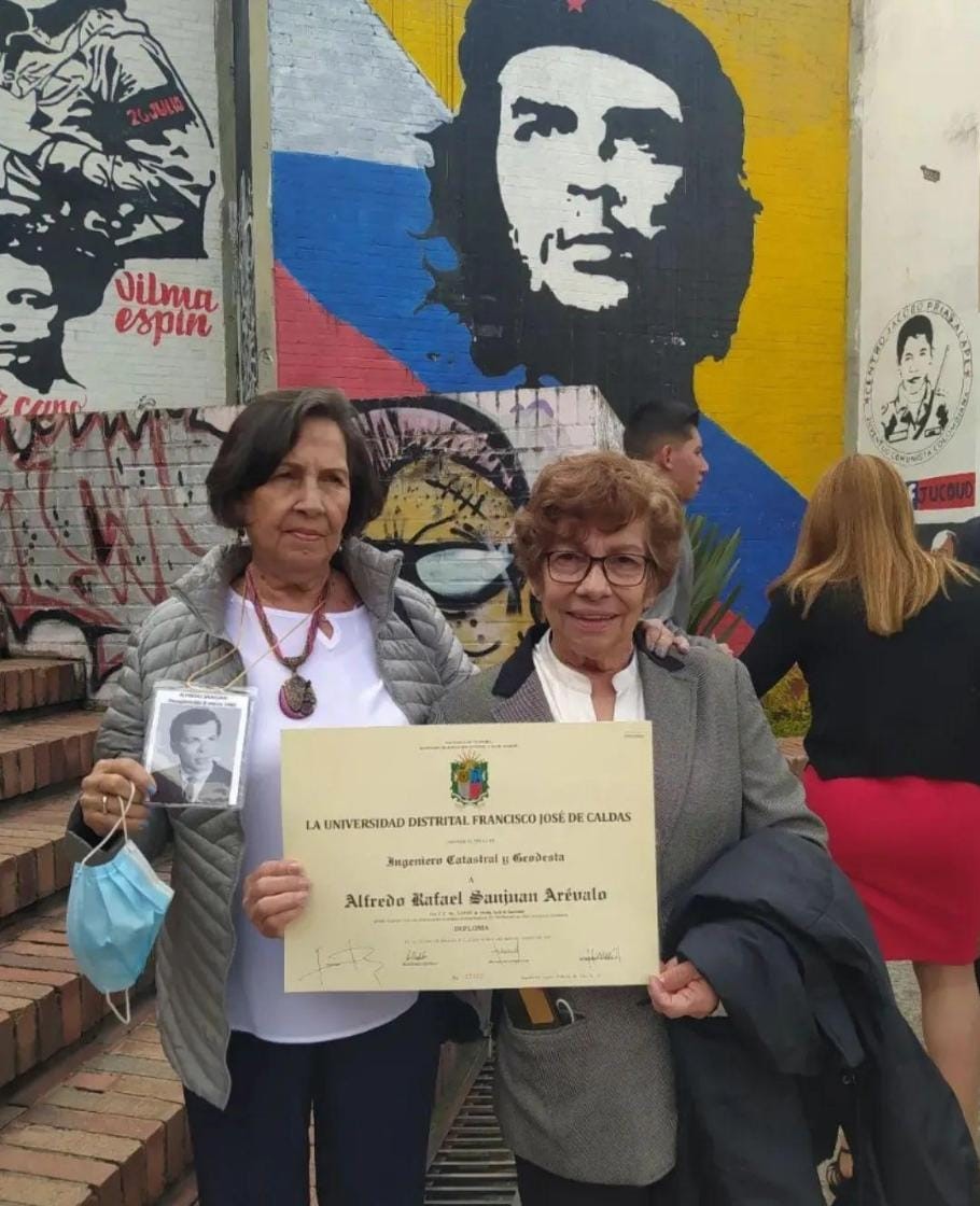 Familia Sanjuán, primera del país en recibir grado honorífico de un desaparecido