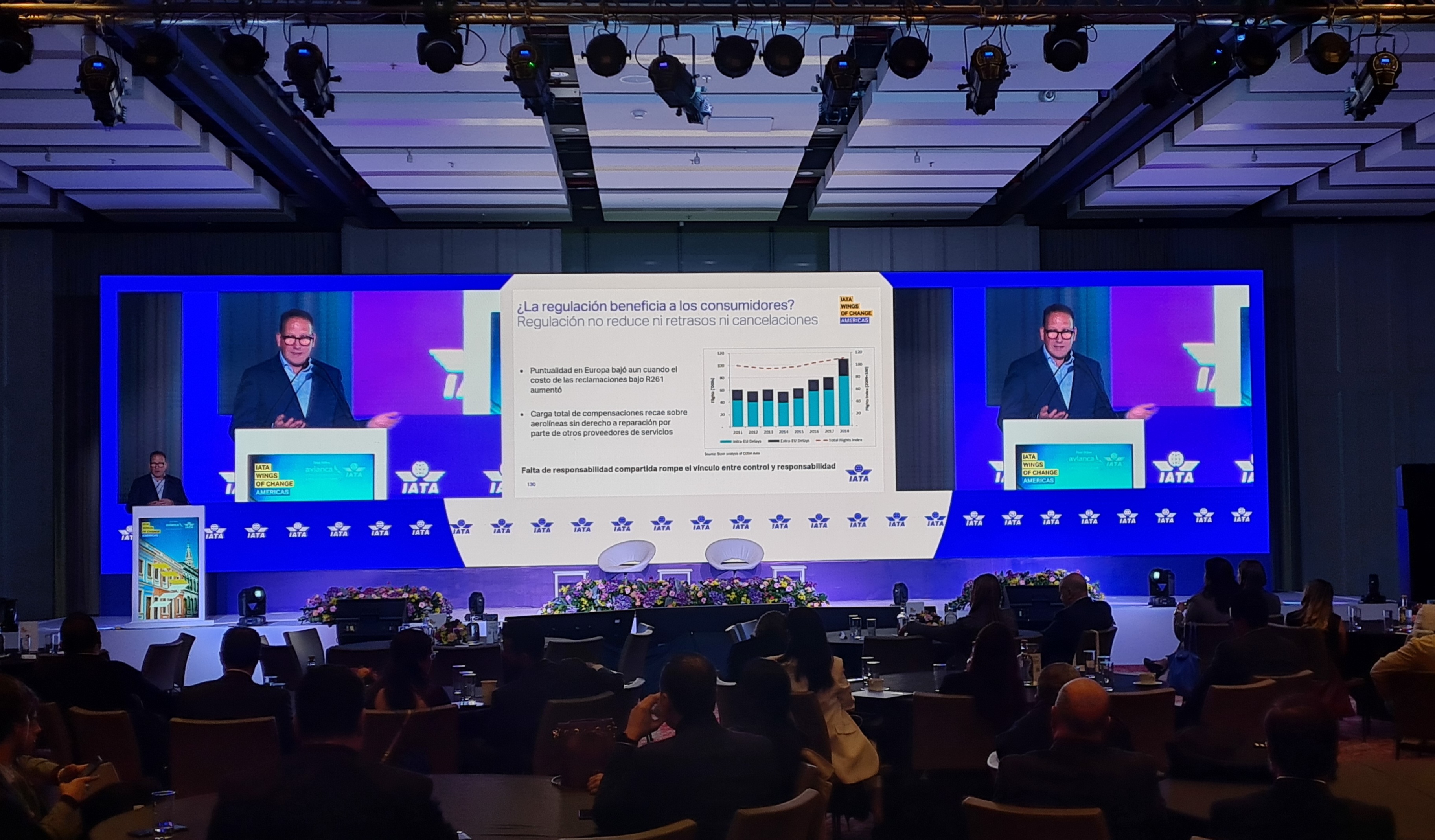 Foro IATA en Bogotá.