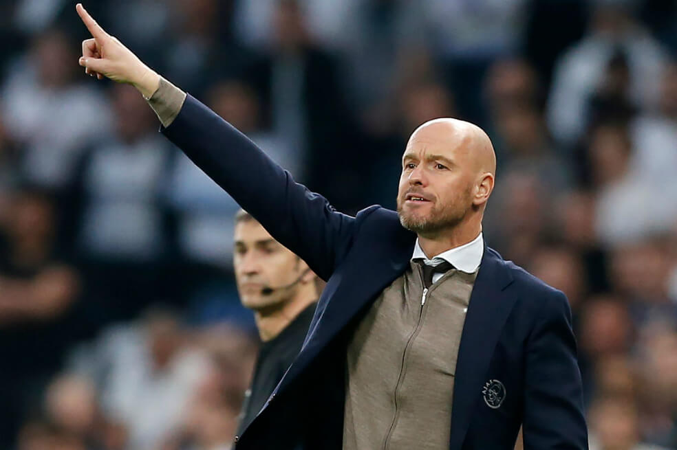 Erik Ten Hag, entrenador del Ajax de Holanda. / AFP