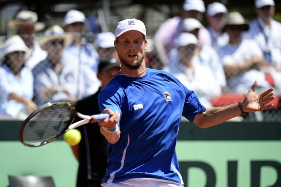 Andreas Seppi, tenista italiano, que le dio la ventaja 2-0 a su país contra Argentina. Foto: AFP
