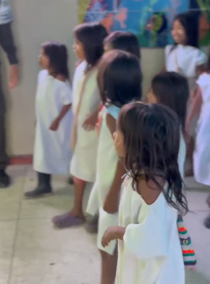 80 niños indígenas conocieron el acuario de Santa Marta