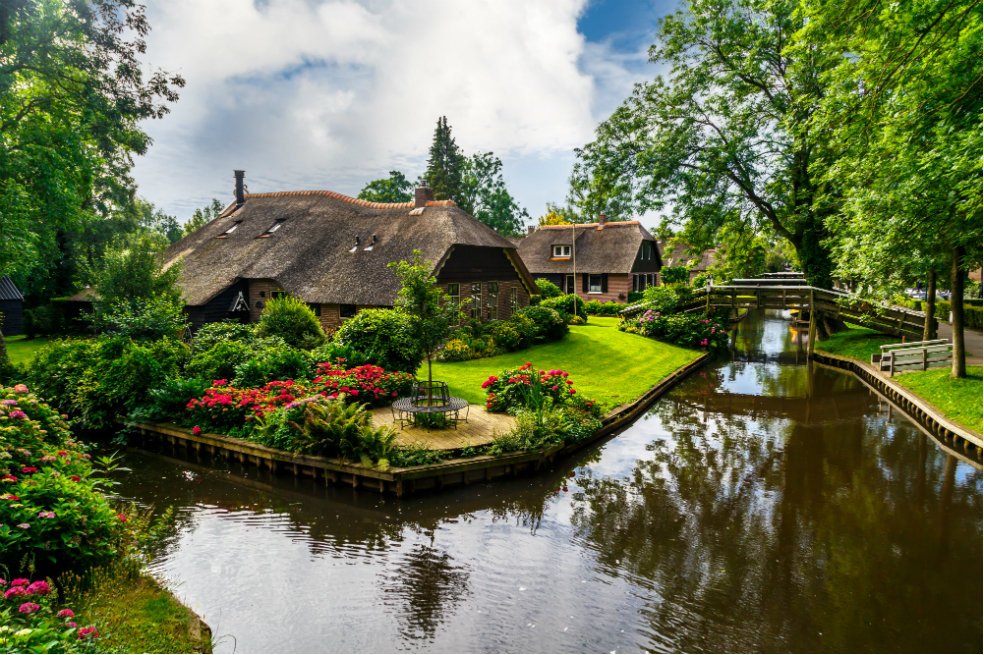 Giethoorn, la Venecia holandesa