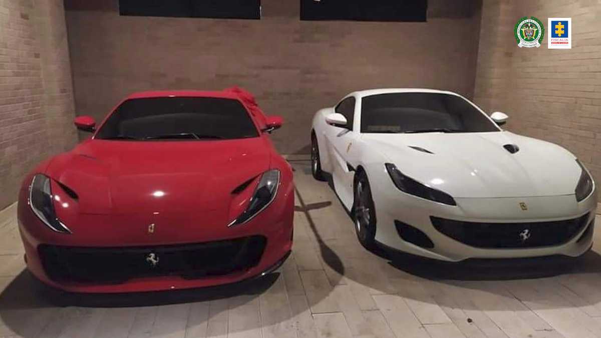 La millonaria suma de dinero con la que subastaron los Ferraris del Clan del Golfo
