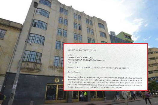 Candidatos a la Personería renuncian a elección: “El personero ya está elegido”