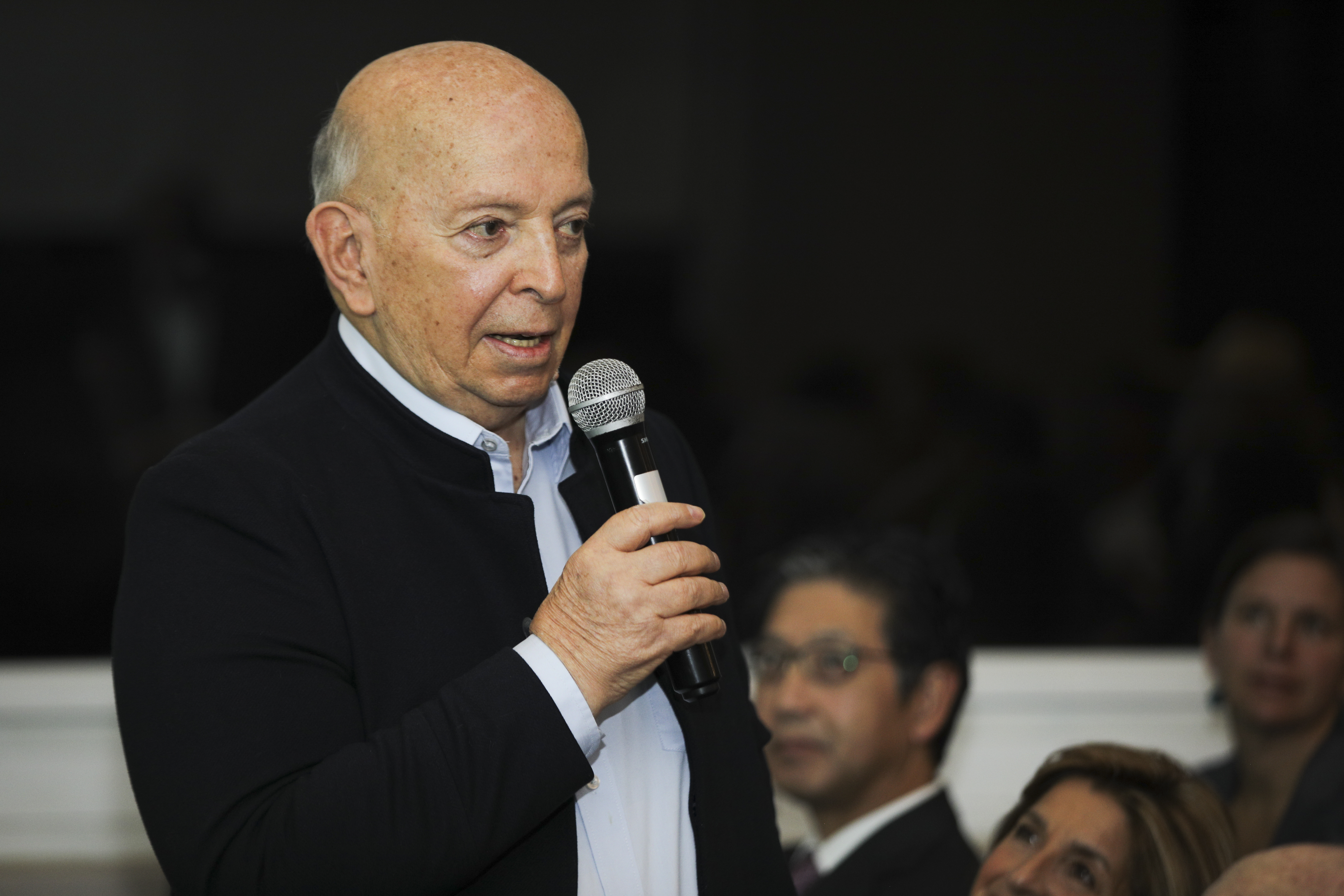 Consejero Comisionado de Paz, Otty Patiño, durante el lanzamiento de la Fundación Acordemos.
