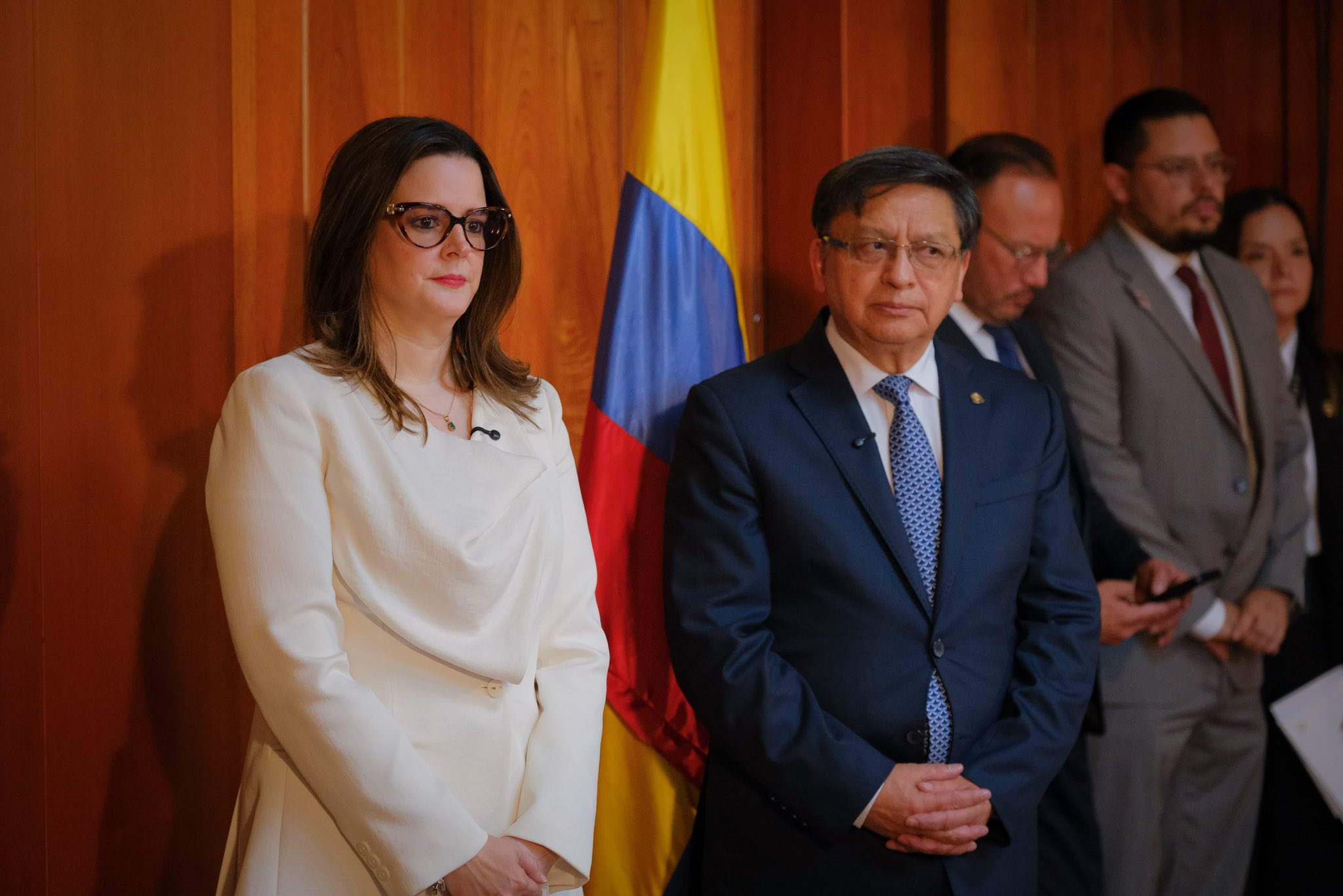A la posesión de la magistrada Lina Marcela Escobar asistió, como invitado, el presidente Gustavo Petro. Fue la primera magistrada de ese alto tribunal que no se posesionó en la Casa de Nariño, sino en el Palacio de Justicia.
