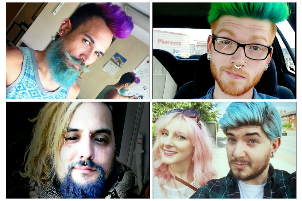 Merman: la nueva moda de los hombres de pintarse el cabello y la barba