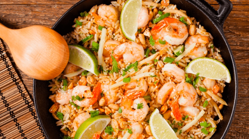 Arroz con Camarones: Delicia de mariscos en tu plato y paladar