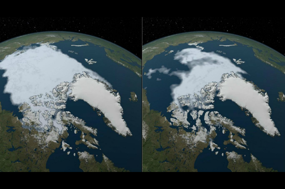 Con estas imágenes la NASA demuestra que el cambio climático es real