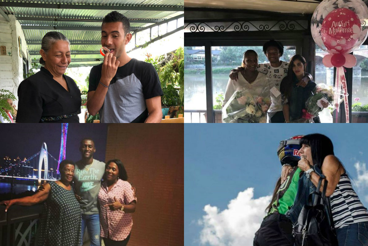 Los deportistas colombianos y sus mensajes de feliz día de la madre