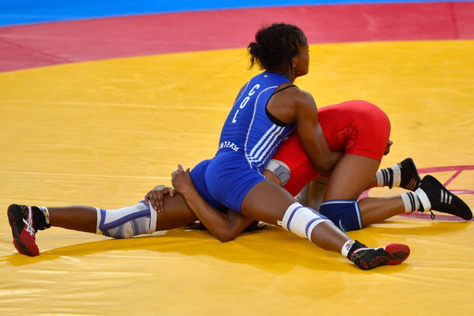 Jackeline Rentería, a semifinales de la lucha olímpica