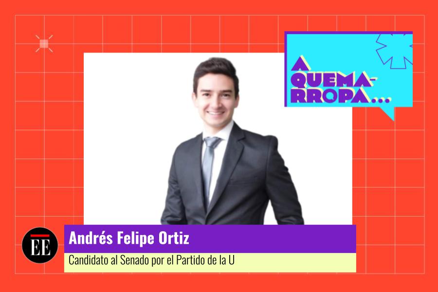 A Quemarropa con Andrés Felipe Ortiz, candidato al Senado por el Partido de la U