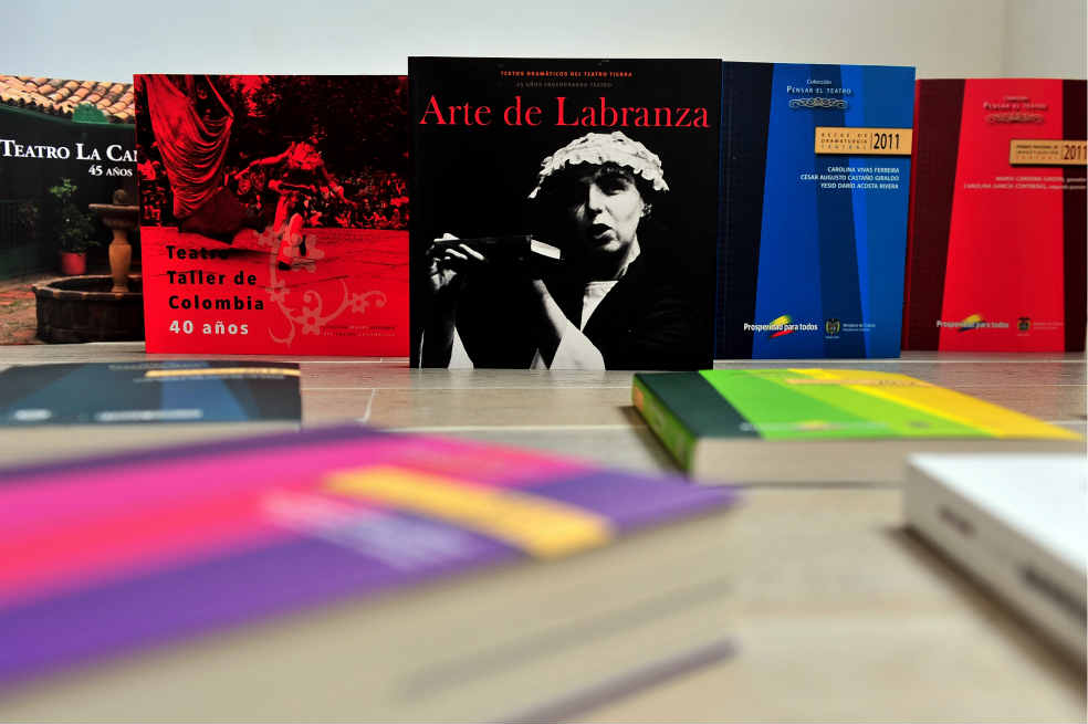 Las colecciones ‘Pensar el teatro’ y ‘Grandes creadores del teatro colombiano’ harán parte de la Biblioteca Teatral Colombiana.  / David Campuzano