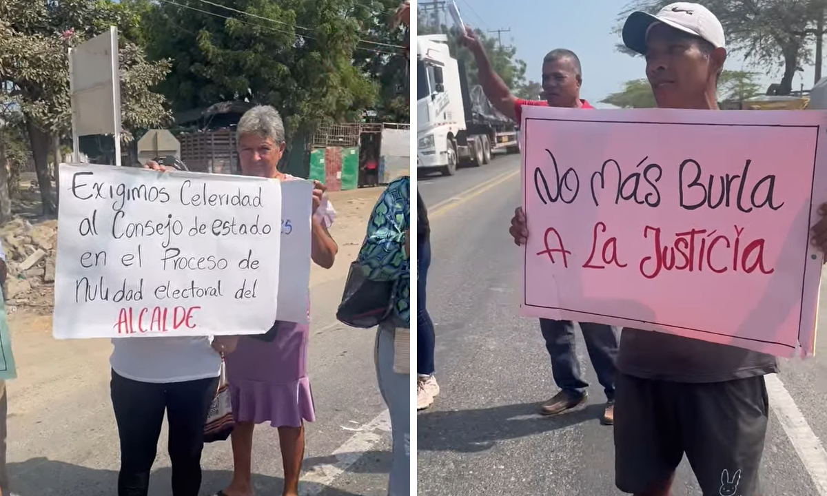 Persisten protestas que buscan elecciones atípicas en Sitionuevo, Magdalena