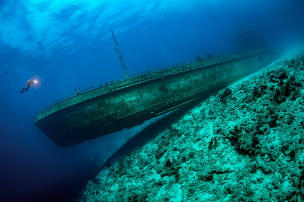 Categoría de naufragios: Bowlander, de Tobias Friedrich (Alemania), ganó el premio en esta categoría por su foto tomada cerca a Nassau, Bahamas.