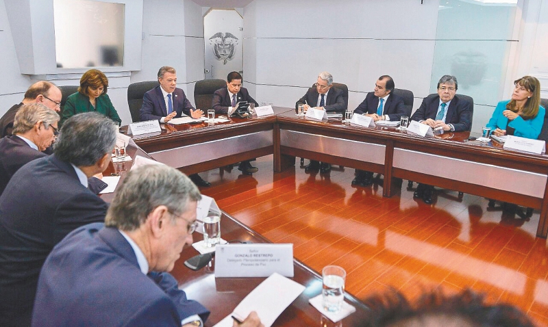Empezó el pacto nacional por la paz