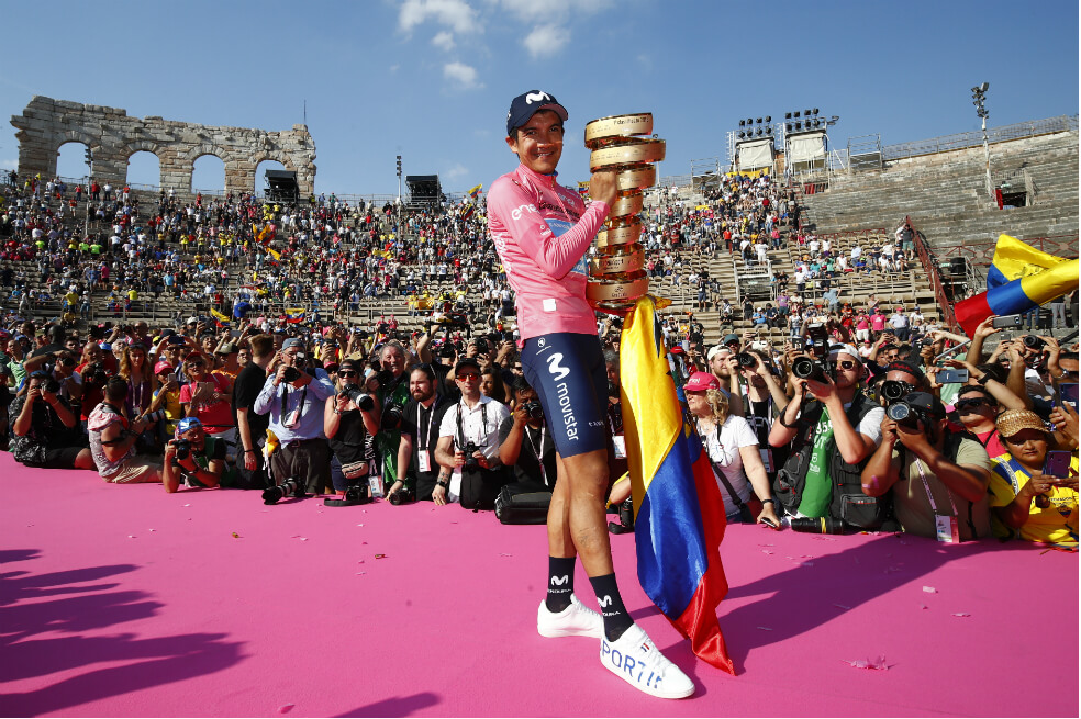 Carapaz: «Es la recompensa a todos los esfuerzos»