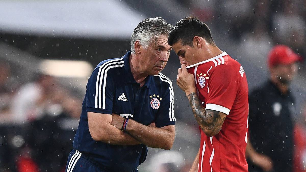 Carlo Ancelotti: la mano aliada de James Rodríguez