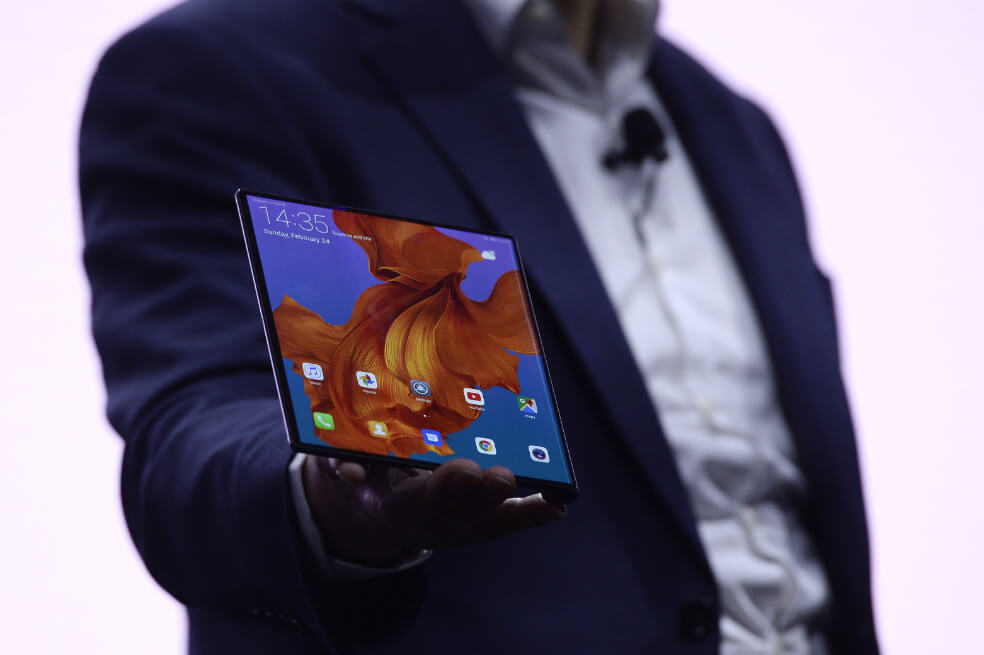 Huawei presenta el Mate X, su teléfono inteligente plegable