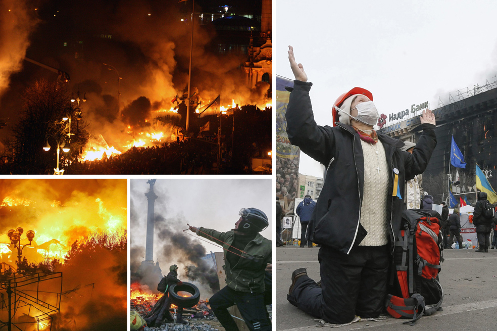 Ucrania arde entre las protestas
