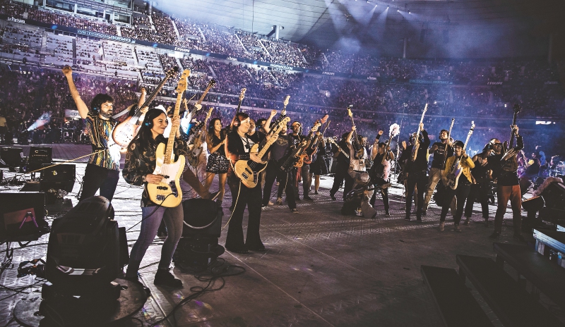 Rockin’ 1000: de broma al concierto de rock más grande del mundo