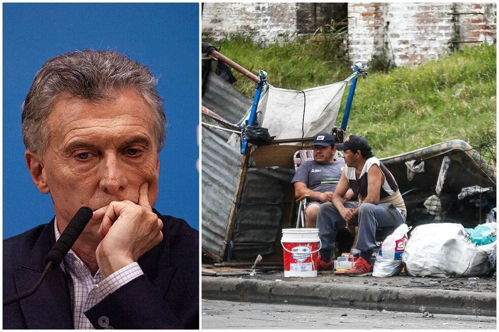Tres de cada diez personas son pobres en la Argentina de Macri