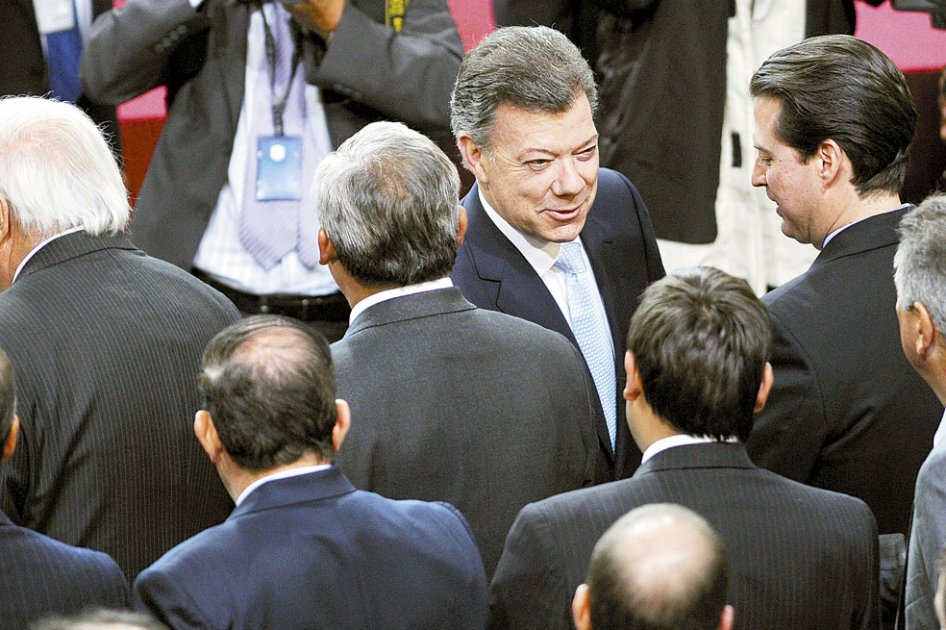 “Gobernar, ejecutar y cumplir”, es la consigna que les dio el presidente Santos a ministros y colaboradores.  / El Espectador