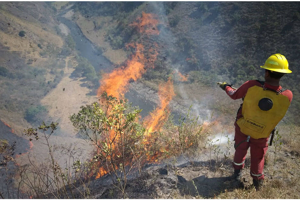 Alerta en cinco municipios de Cundinamarca por incendios forestales