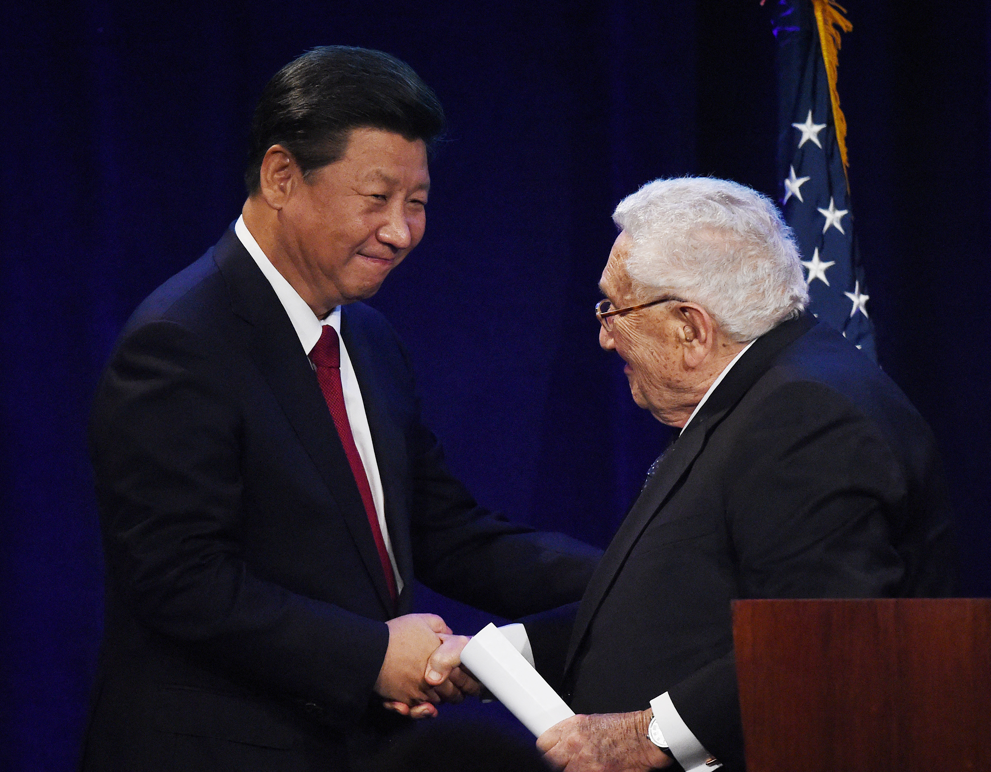 Henry Kissinger y personalidades del mundo