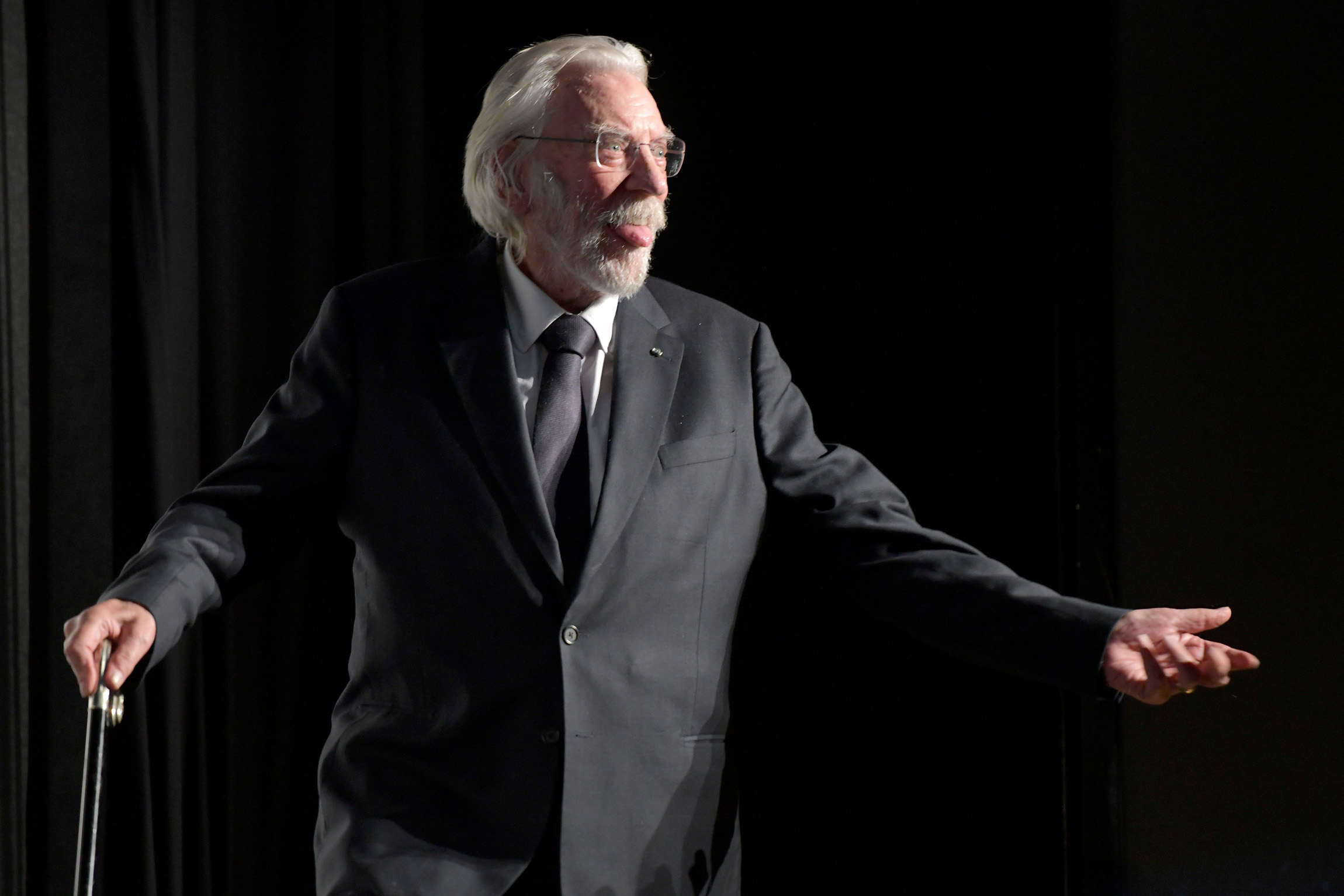 Donald Sutherland en Zúrich, donde fue homenajeado por su extensa y brillante carrera. / Cortesía
