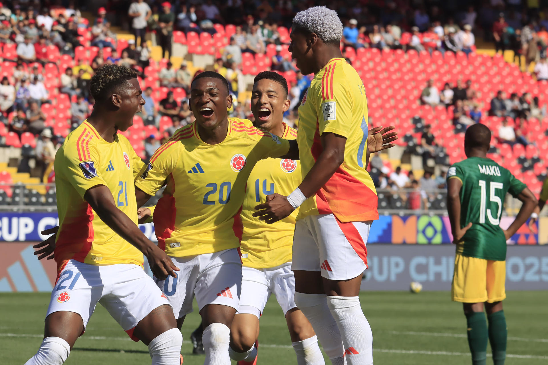 Colombia clasificó a los cuartos de final del Mundial Sub-20 de Chile 2025