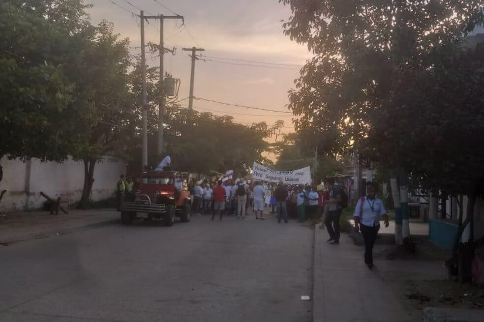 Habitantes de La Boquilla bloquean la vía Cartagena – Barranquilla