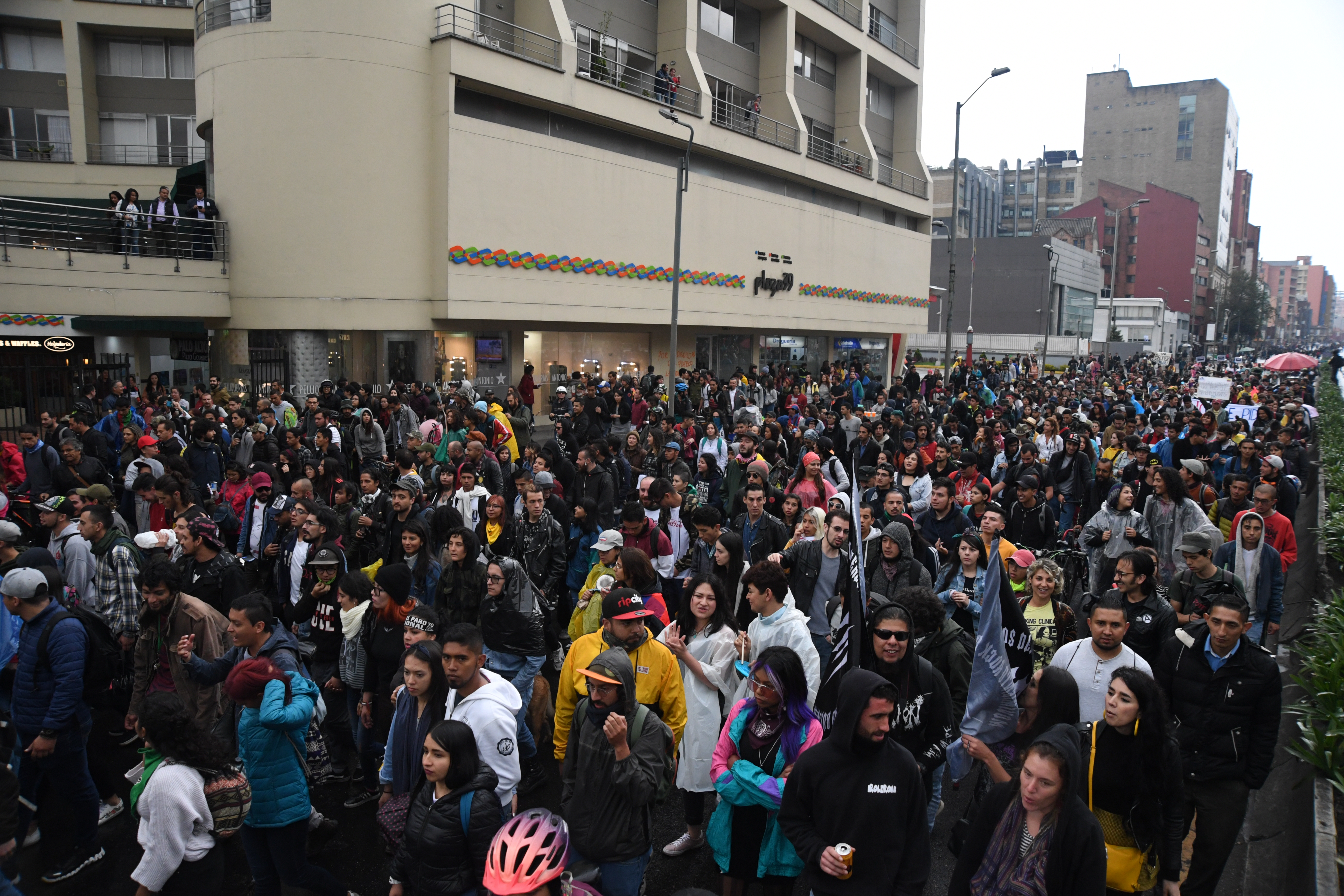 Marchas hoy en Bogotá: hora, puntos de concentración y vías afectadas