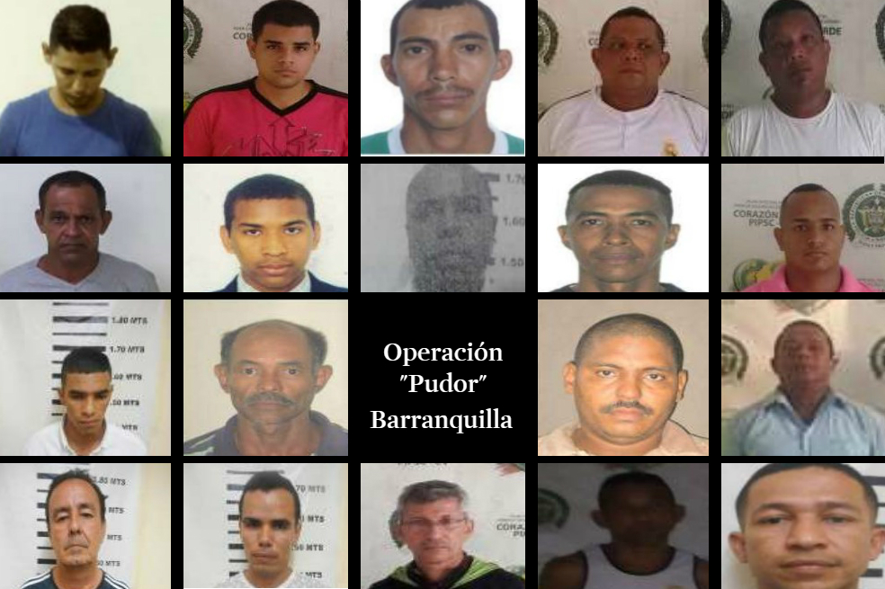Capturan en Barranquilla a 19 presuntos abusadores sexuales
