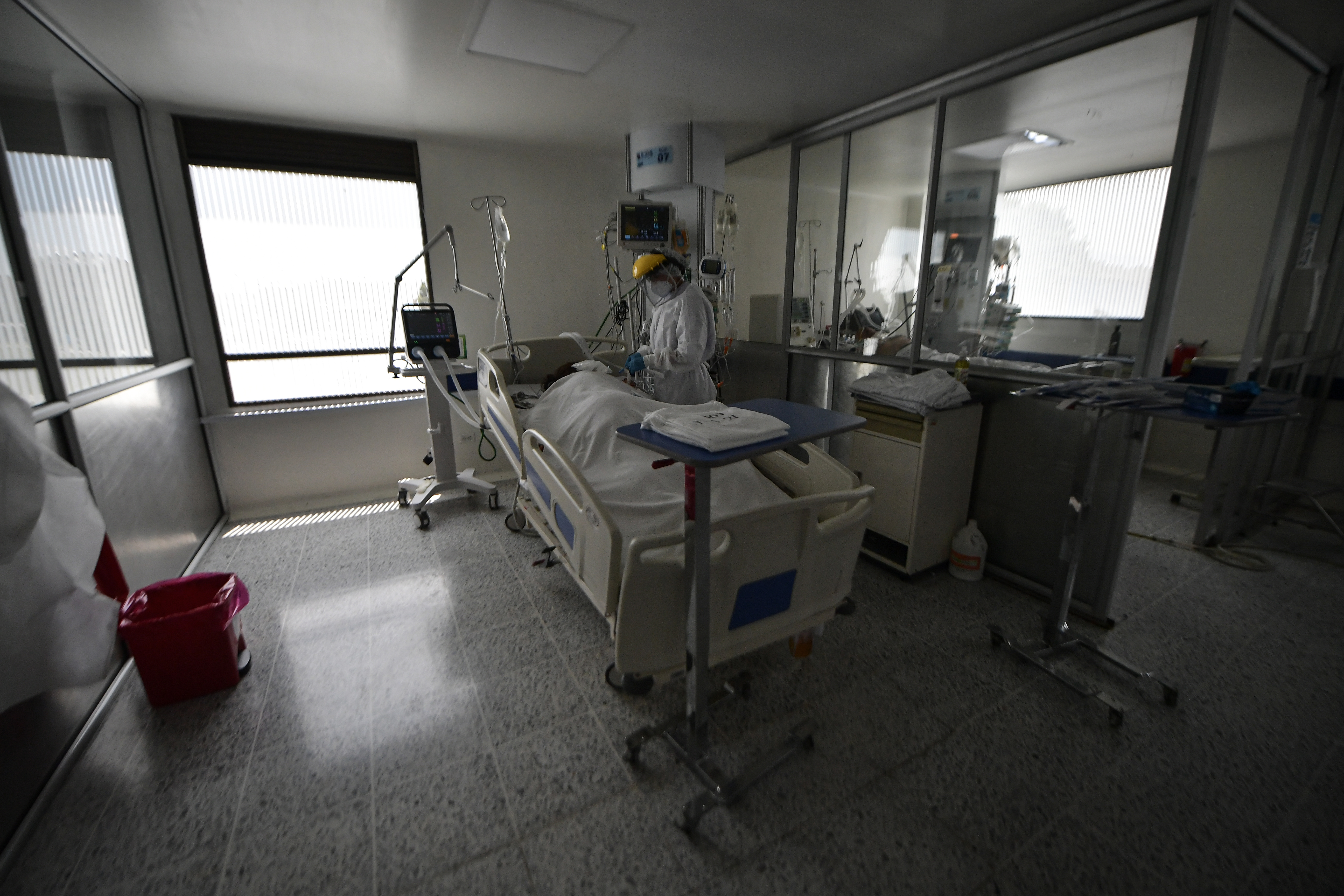 Unidad de cuidados intensivos UCI de este hospital ubicado al sur de Bogotá