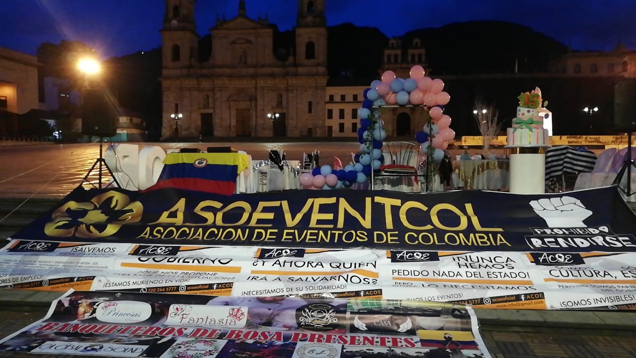 Organizadores de eventos anuncian marcha para este lunes en Bogotá