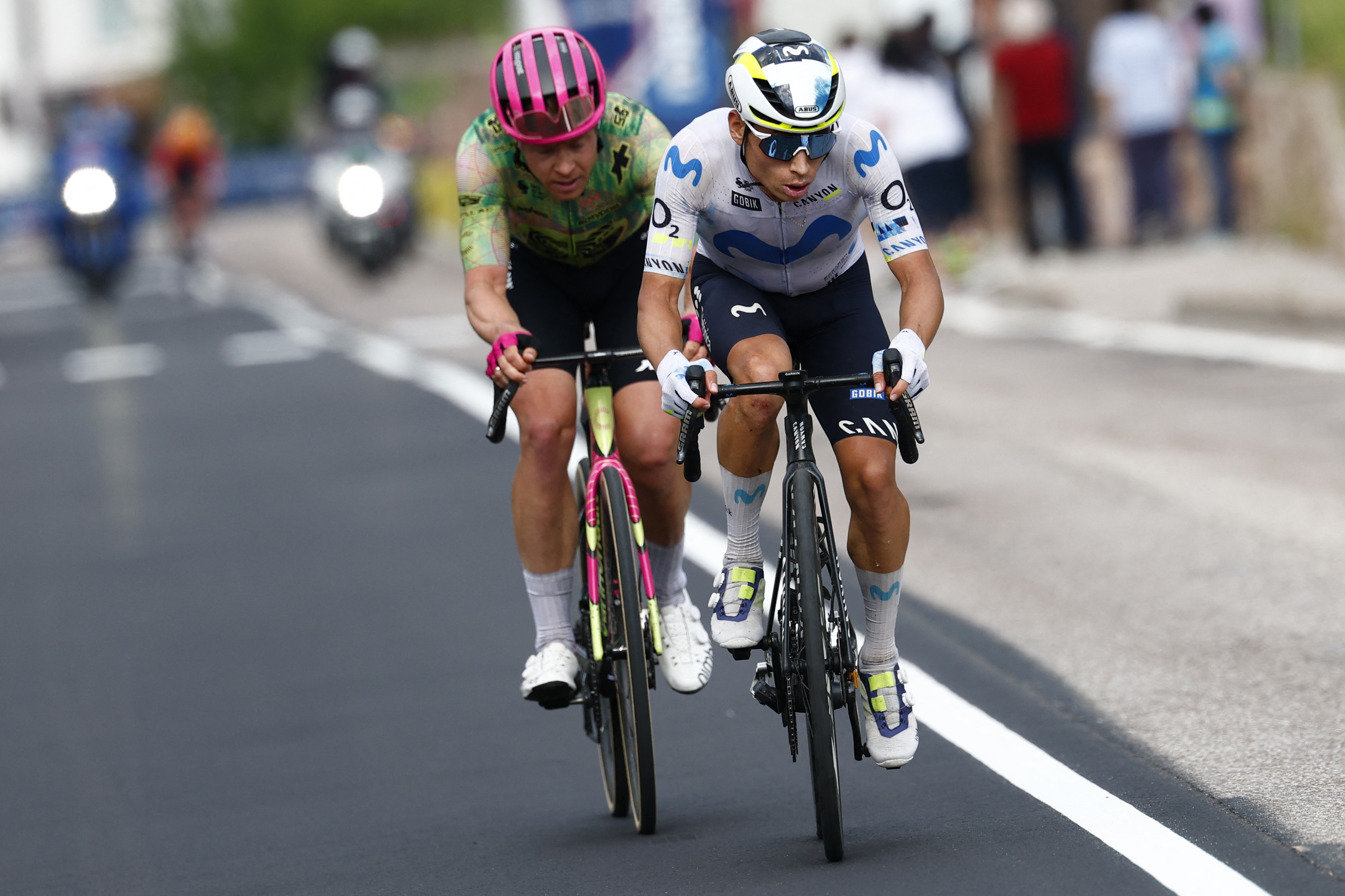 Einer Rubio rozó la gloria en la etapa 17 del Giro de Italia: estuvo cerca de la victoria