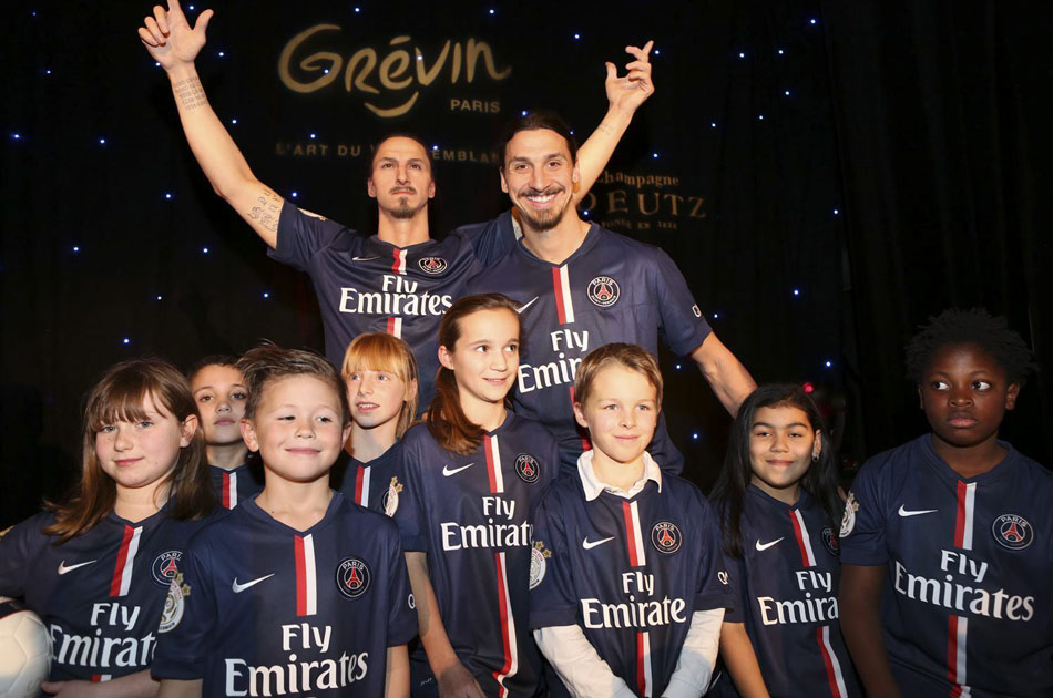 Zlatan Ibrahimovic conquista el museo de cera de París