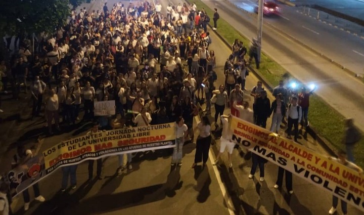 Cali: roban a un joven mientras se realizaba protesta en contra de la inseguridad