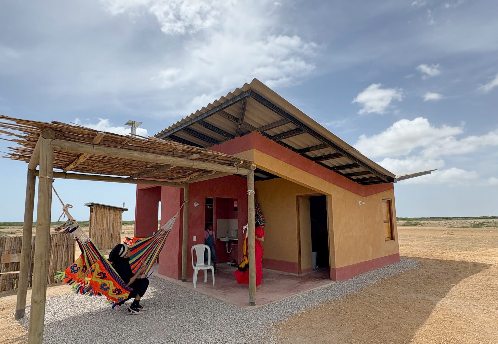 Entrega de casas en La Guajira