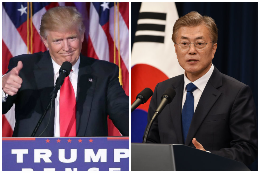 Donald Trump invita al nuevo presidente surcoreano a la Casa Blanca