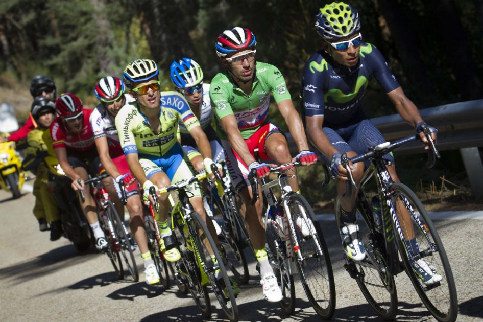 Nairo Quintana finalizó en la cuarta posición en la Vuelta a España 2015. Foto: AFP