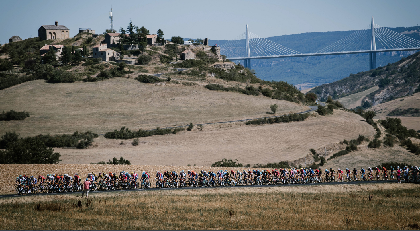 Déjà vu: los vientos laterales soplaron al pelotón de favoritos del Tour de Francia