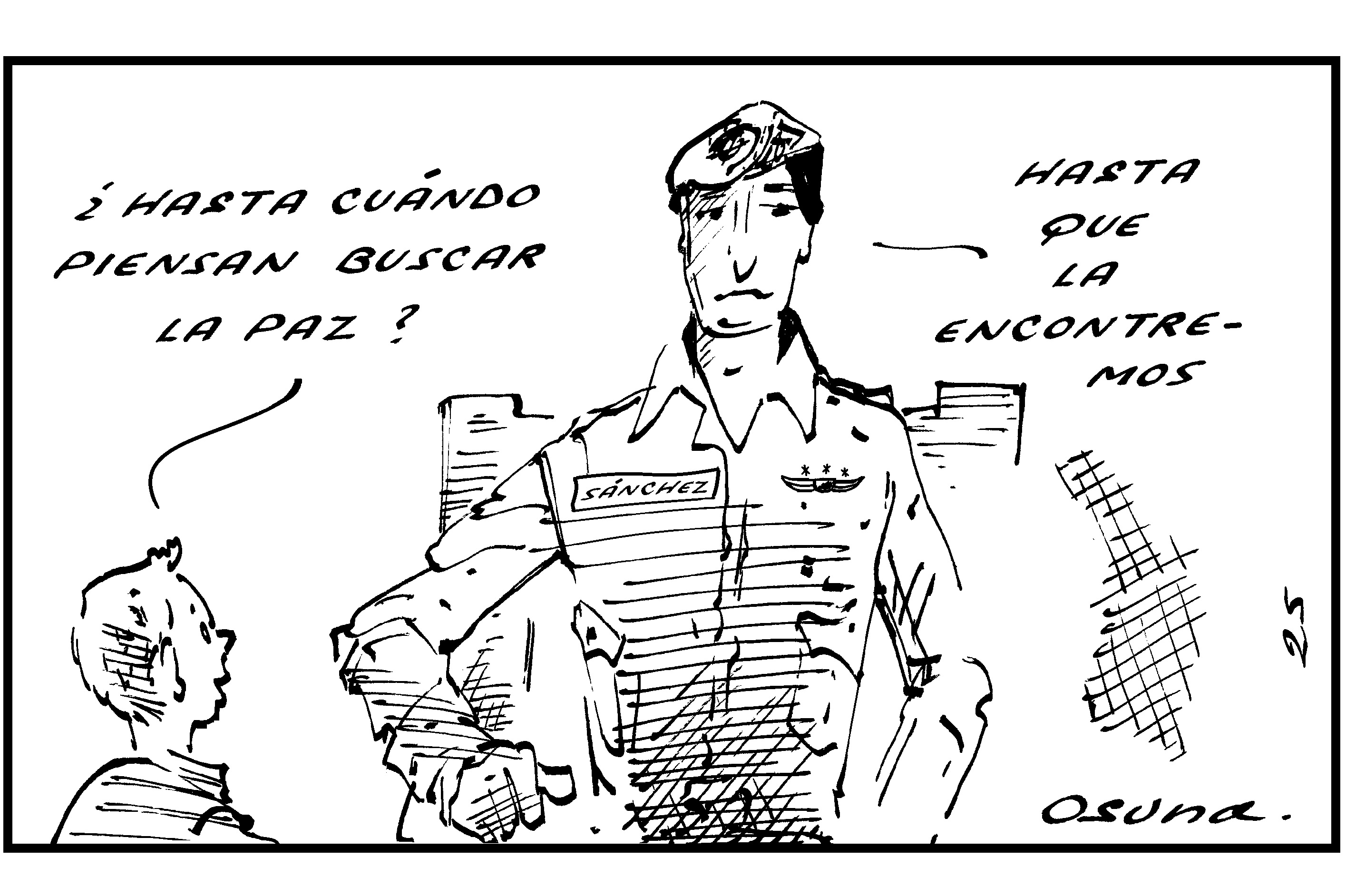 La respuesta del general