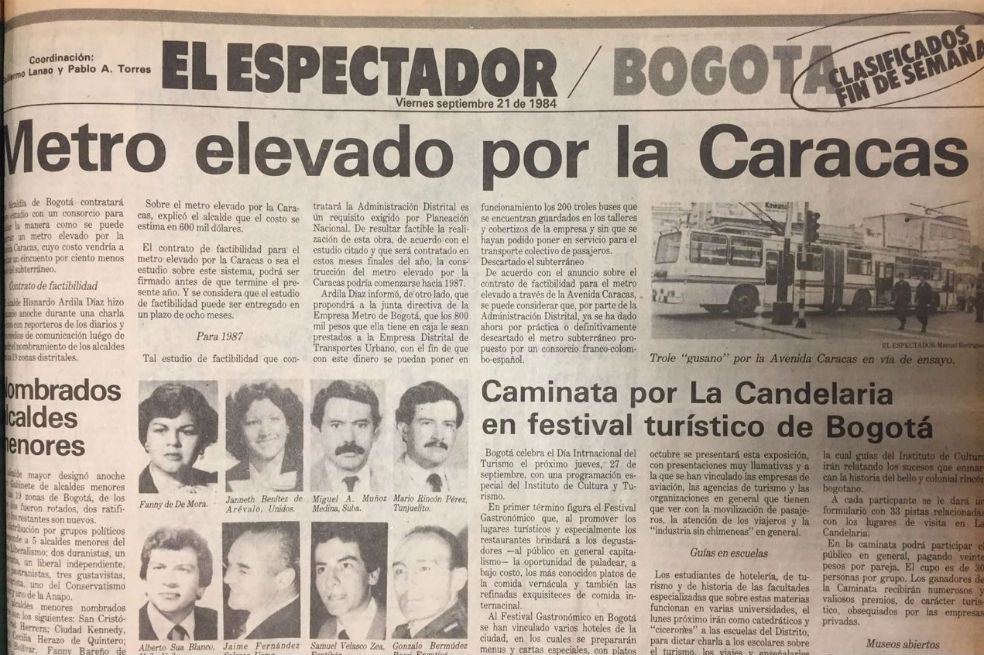 Historia del Metro de Bogotá cronología de la larga discusión a través de los años