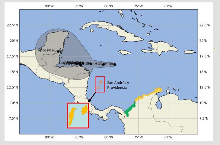 Potencial ciclón tropical 19 se forma: se esperan lluvias y fuerte oleaje en San Andrés
