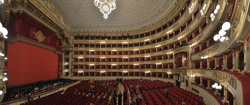 El teatro de La Scala, uno de los más emblemáticos del mundo. / Cortesía