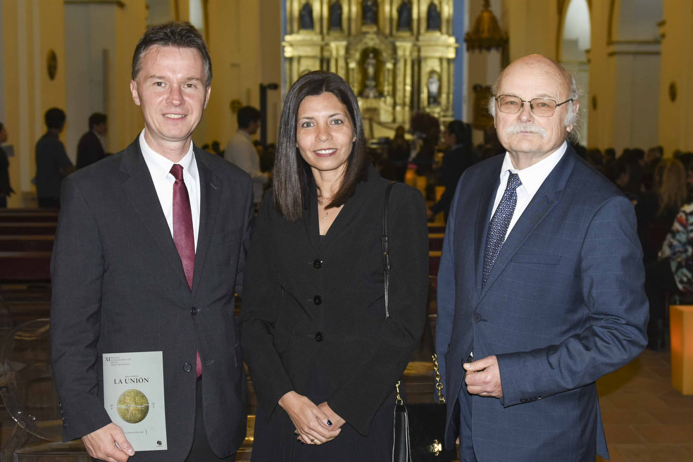Pawel Wozny, Embajador de Polonia, Geotmar Ortiz, Embajadora de Polonia y Bogdan Piotrowski