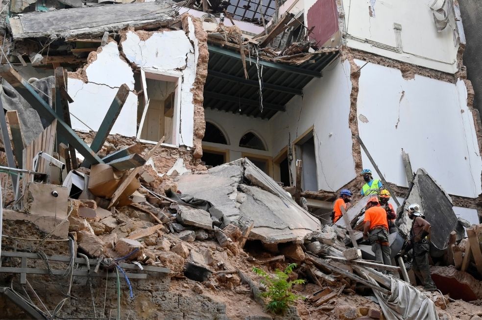 Beirut, un mes después de la explosión en el puerto