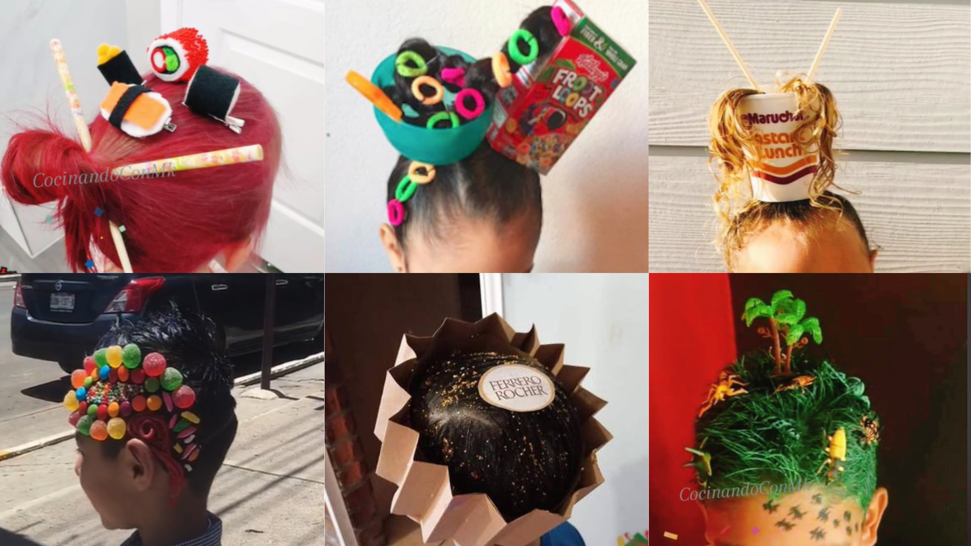 Diez ideas de peinados locos para este Día del Niño